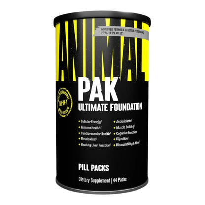 Animal Pak - Convenient All-in-One Vitamin & Supplement Pack - Zinc, Vitamins C, B, D, Amino Acids and More - Sports Nutrition Performance Mulitvitamin for Women & Men - Updated Version - 44 Count