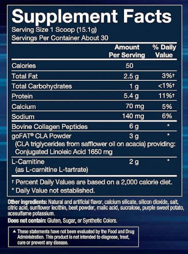 BODYTECH CLA Carnitine Collagen - Supports Fat Metabolism & Healthy Skin - Fruit Punch (15.98 oz. / 30 Servings)