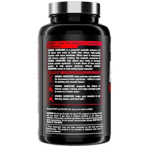 Nutrex Research Anabol Hardcore Anabolic Activator, Muscle Builder and Hardening Agent, 60 Pills