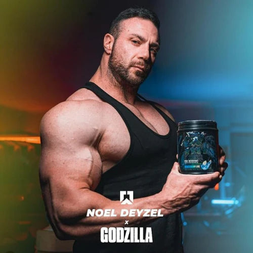 RYSE Up Supplements Noel Deyzel x Godzilla Pre Workout | Intense Pumps, Energy, & Focus | Citrulline & Beta Alanine | 400mg Total Caffeine | 40 Servings (Monsterberry Lime)