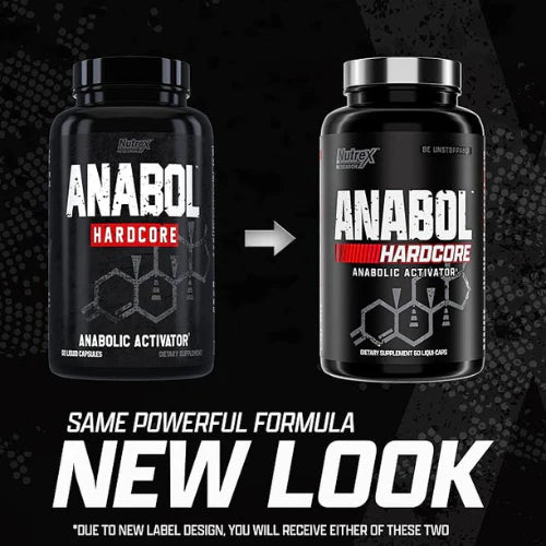 Nutrex Research Anabol Hardcore Anabolic Activator, Muscle Builder and Hardening Agent, 60 Pills