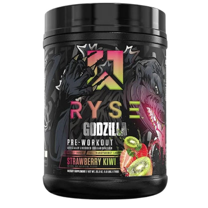 RYSE Up Supplements Noel Deyzel x Godzilla Pre Workout | Intense Pumps, Energy, & Focus | Citrulline & Beta Alanine | 400mg Total Caffeine | 40 Servings (Monsterberry Lime)