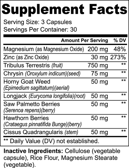 Zeus's Lightning (Natural T Booster)